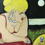 Mulher Socialite Drink ao Luar – Antônio Pereira